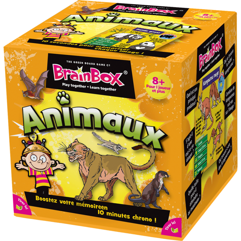 Jeu de société BrainBox : Animaux (Refresh)