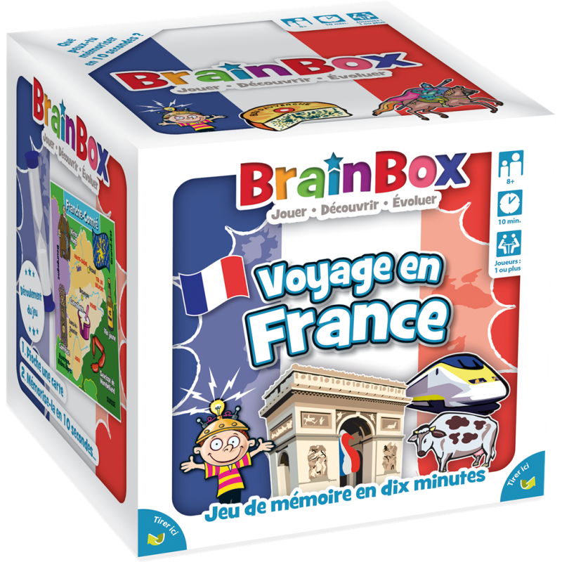 Jeu de société BrainBox : Voyage en France (Refresh)