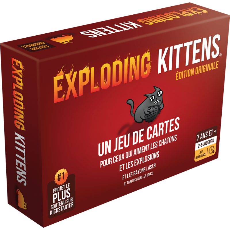 Jeu de société Exploding Kittens : le jeu de base