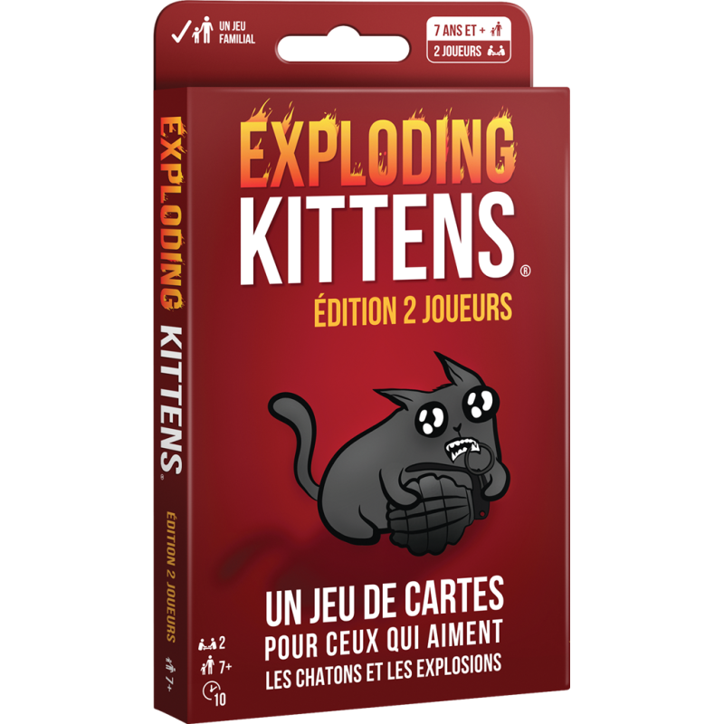 Jeu de société Exploding Kittens : Édition 2 Joueurs