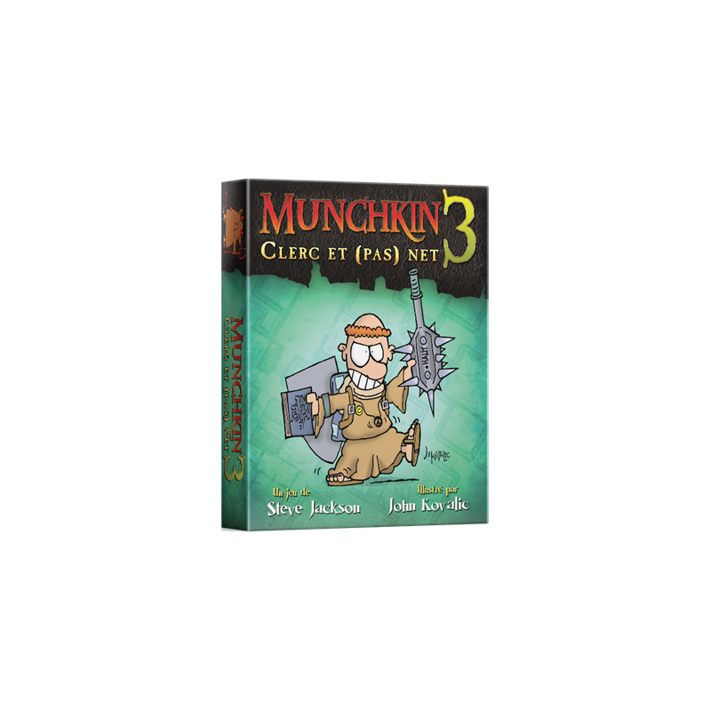 Jeu de société Munchkin 3 : Clerc et (pas) Net (Ext)