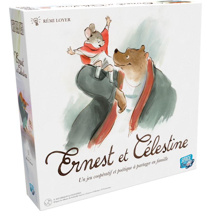 Jeu de société Ernest et  Célestine