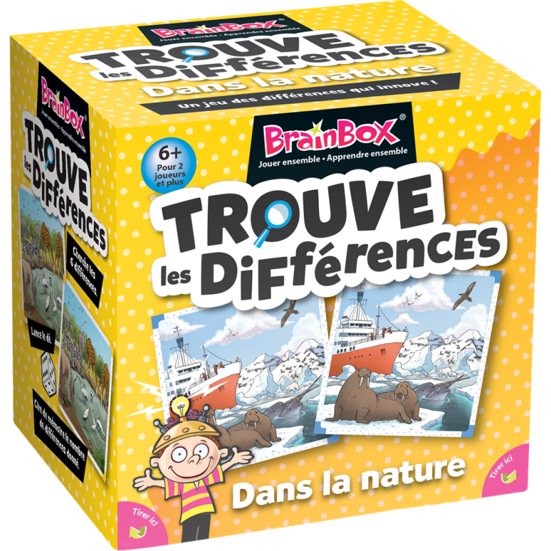 Jeu de société BrainBox : Trouve les Différences – Dans la Nature