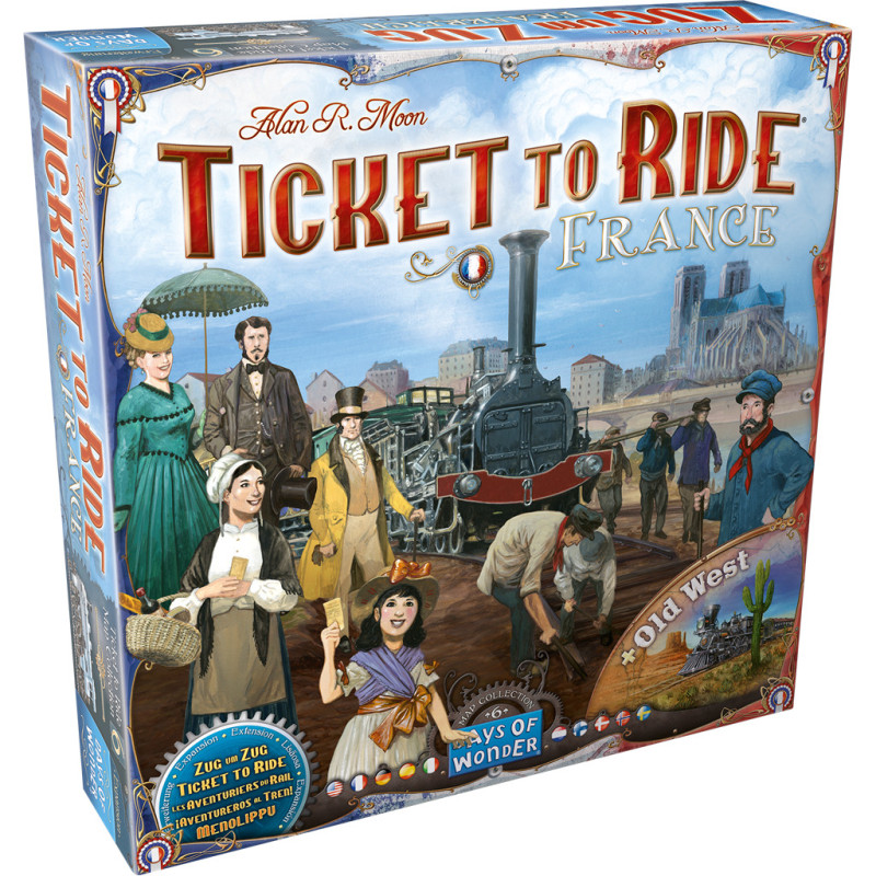 Jeu de société Aventuriers du Rail (Les) : France/Old West (Ext)