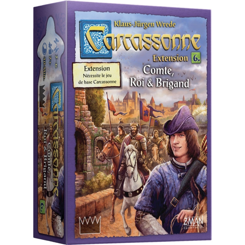 Jeu de société Carcassonne : Comte, Roi et Brigand (Ext)