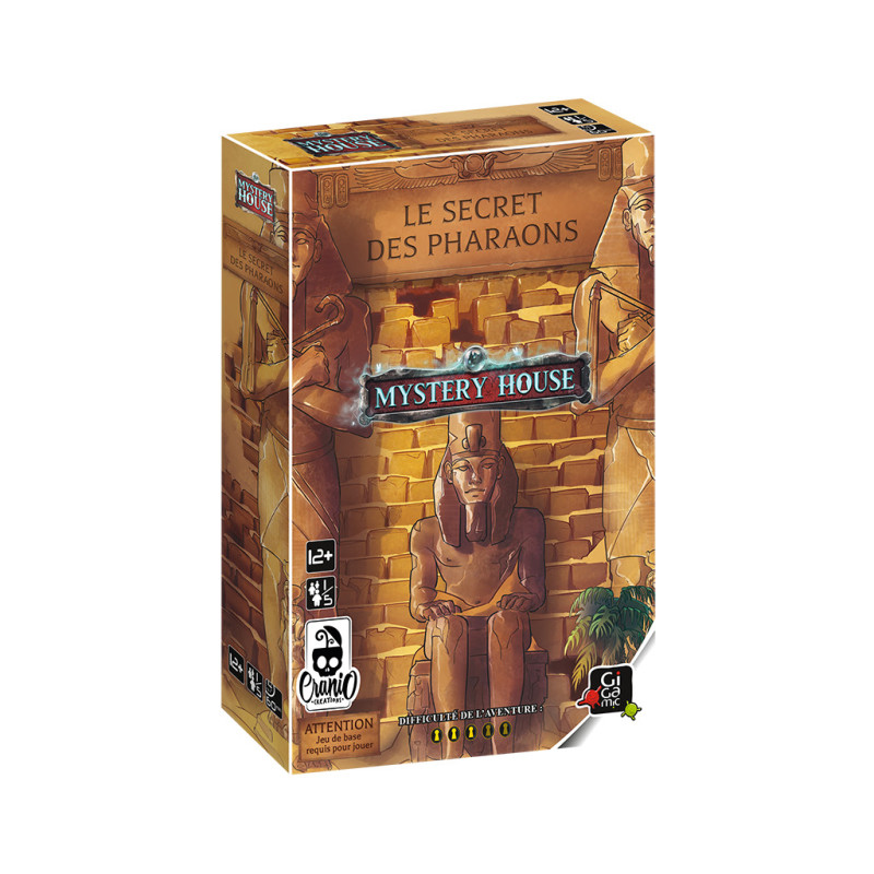 Jeu de société MYSTERY HOUSE 5 - le secret des pharaons