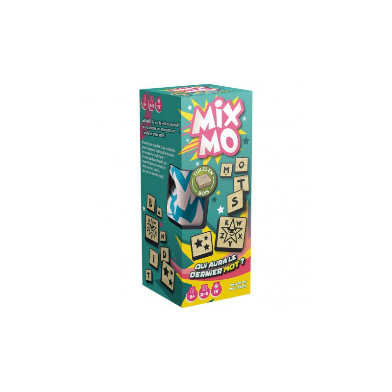 Jeu de société Mixmo - Tuiles en bois