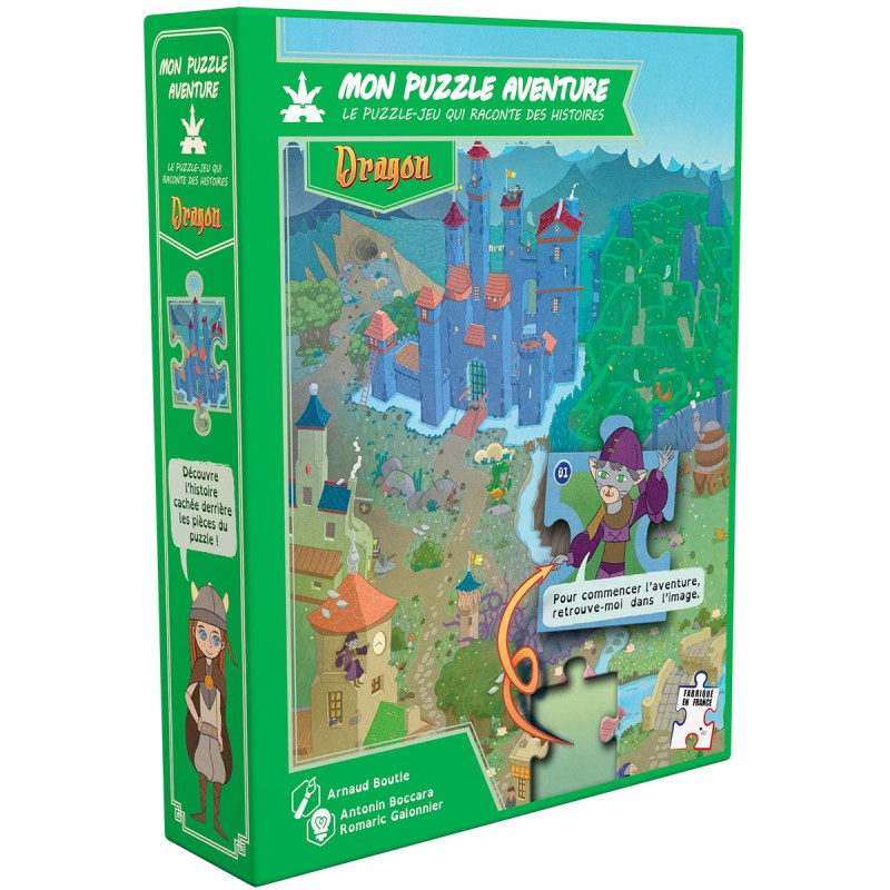 Jeu de société puzzle aventure