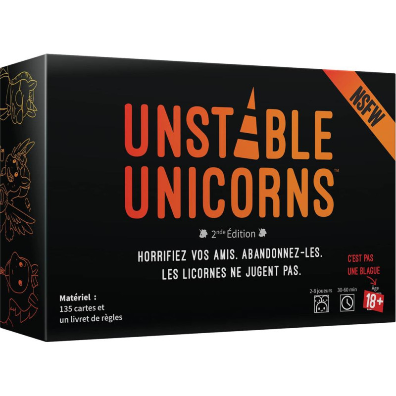 Jeu de société Unstable Unicorns