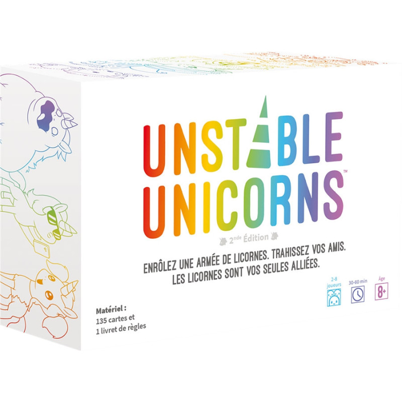 Jeu de société Unstable Unicorns  / 2ème Edition