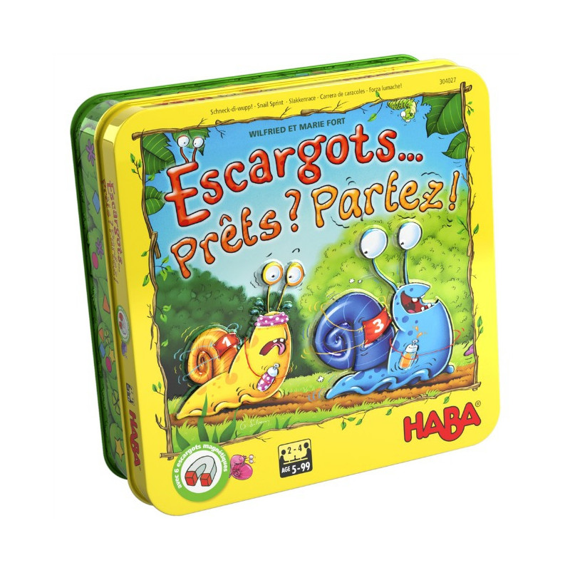 Jeu de société Escargots Prêts ? Partez ?