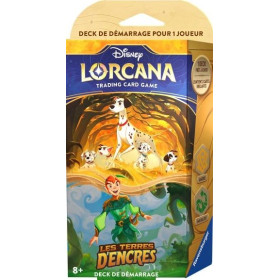 Disney Lorcana - Deck de démarrage : Les Terres d'Encres - 101 Dalmatiens et Peter Pan Jeu de société Disney Lorcana - Deck de démarrage : Les Terres d'Encres - 101 Dalmatiens et Peter Pan