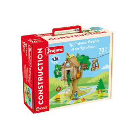 La Cabane Perchée et sa Tyrolienne Jeujura - 70 pièces Jeu de société La Cabane Perchée et sa Tyrolienne Jeujura - 70 pièces