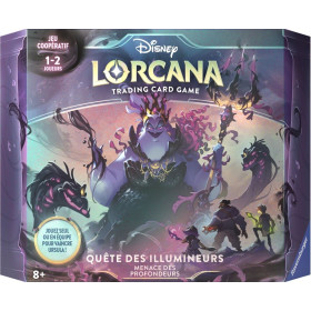 Disney Lorcana Chapitre 4 - Quête des Illumineurs - Coffret Menace des Profondeurs Jeu de société Disney Lorcana Chapitre 4 - Quête des Illumineurs - Coffret Menace des Profondeurs