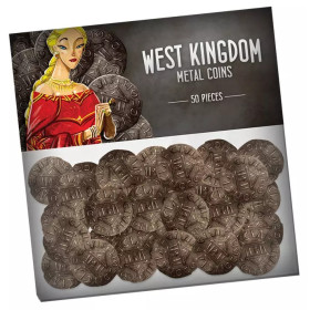 Royaumes de l'Ouest : Set de Pièces Métal Jeu de société Royaumes de l'Ouest : Set de Pièces Métal