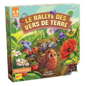 RALLYE DES VERS DE TERRE Jeu de société RALLYE DES VERS DE TERRE