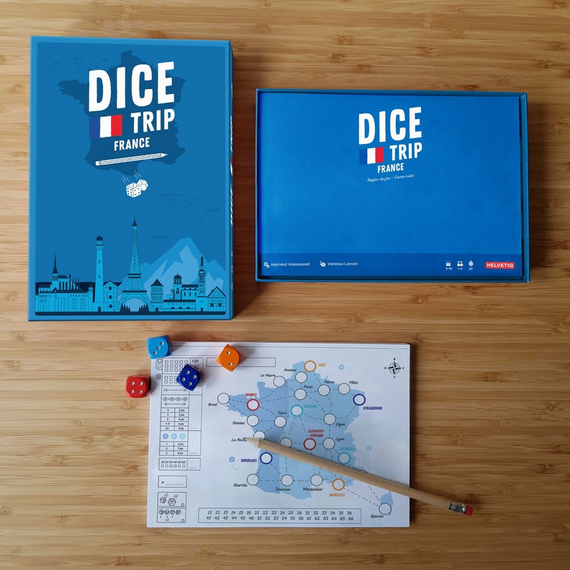 Jeu de société DICE TRIP FR